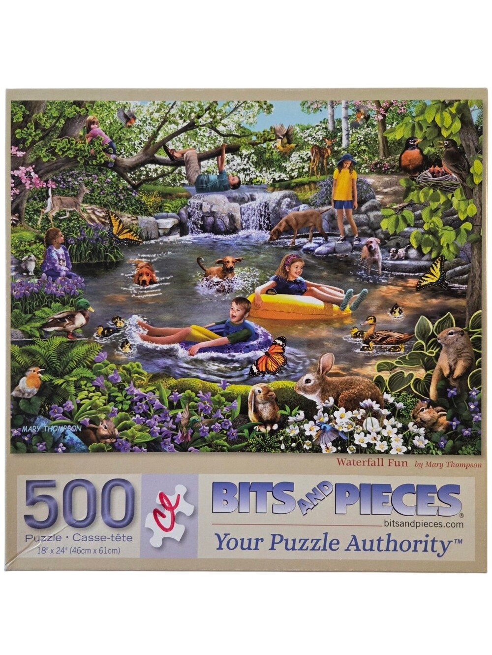 Bits And Pieces - Waterfall Fun - 500 Piece Jigsaw Puzzle